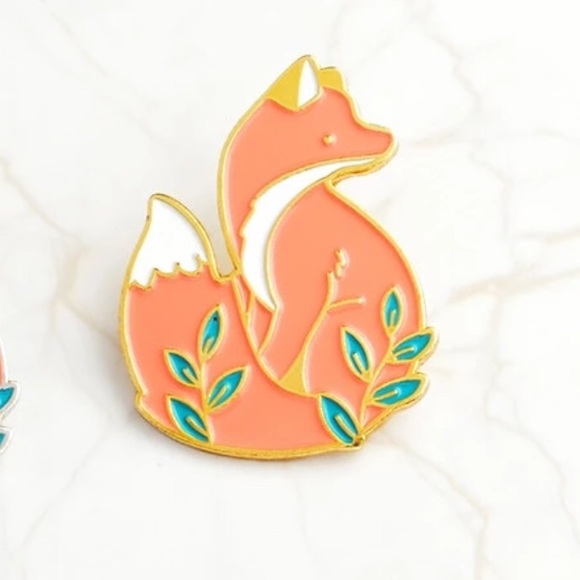 Jewelry - 3/$23 🆕 Cute Fox Enamel Pin Brooch ❣️